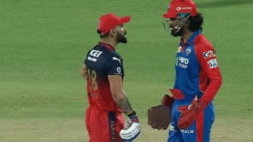 Kohli and Rahul Spark On-Field Drama During RCB's Victory