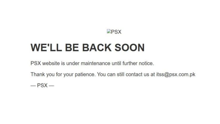 Pakistan Stock Exchange Down Amidst Tensions