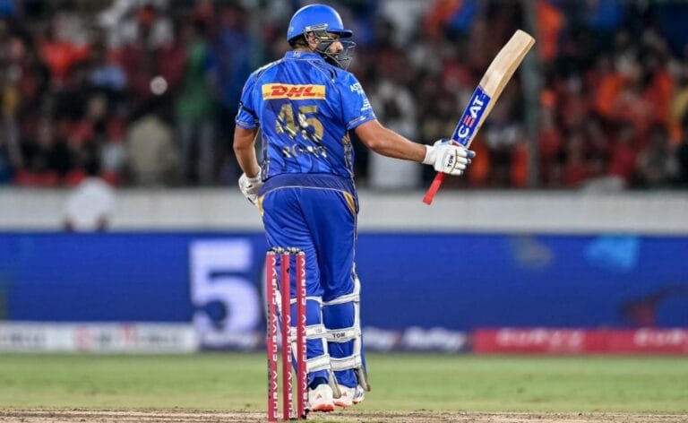 Rohit Sharma Sets Record with 70 Off 46 Deliveries, Overtakes Kieron Pollard to Claim Highest Number of Sixes for Mumbai Indians