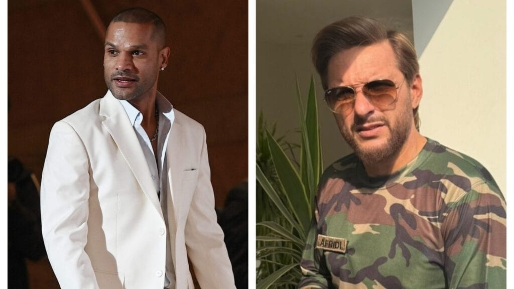 Shahid Afridi Sparks Controversy After Insulting Indian Army, Shikhar Dhawan Retaliates