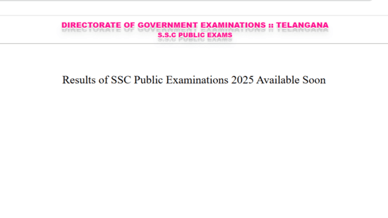 Telangana SSC Results 2025 Released!