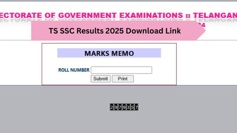 Telangana SSC Results 2025: When and Where to Check
