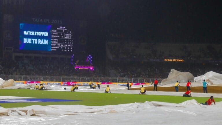 Thunderstorm Turns IPL Match into 'Absolute Chaos'