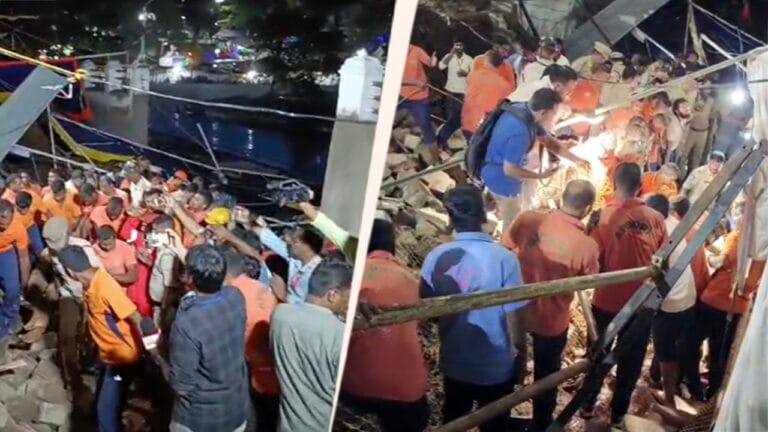 Tragedy Strikes Simhachalam Temple: Wall Collapse Claims Eight Lives