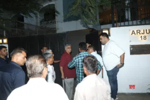 Celebs At Boney Kapoor Mother Nirmal Kapoor Home