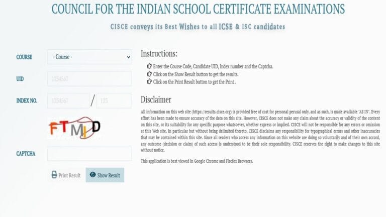 CISCE ISC, ICSE Result 2025 Out: Check Results on cisce.org, results.cisce.org