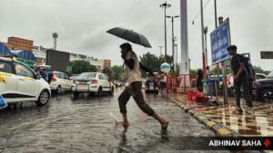 Delhi Bathed in Rain, Thunderstorms Bring Relief From Heat