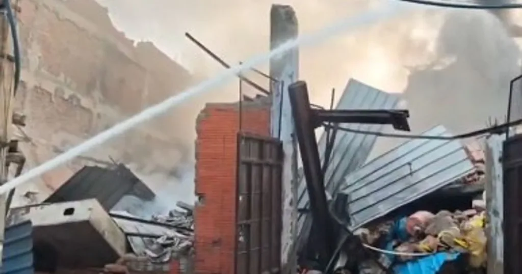 Devastating Fire and Explosion Reduce Delhi Factory to Rubble