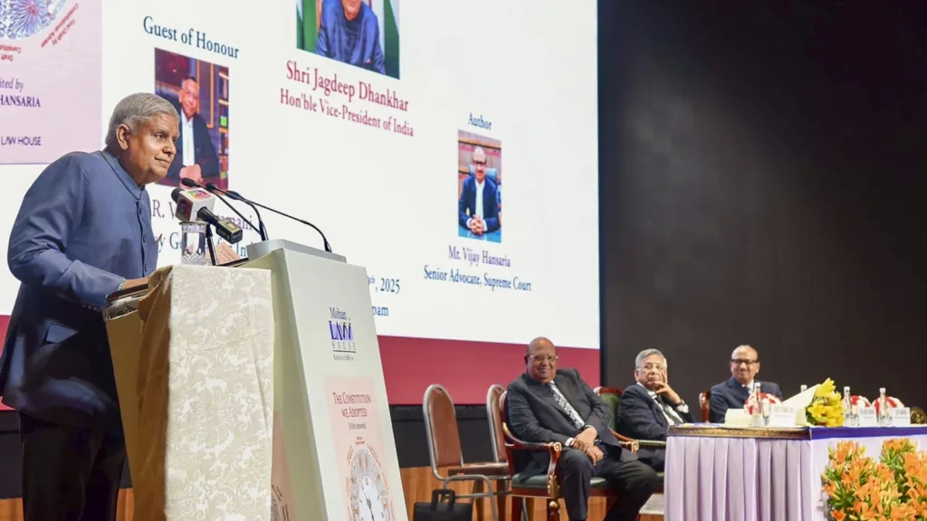 Dhankhar: In-House Probe into Justice Varma Case Lacks Legitimacy