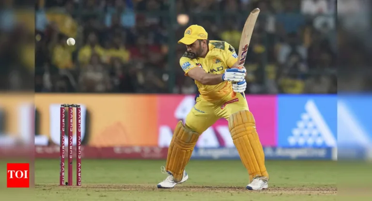 Dhoni Takes Responsibility for CSK's Loss Against RCB