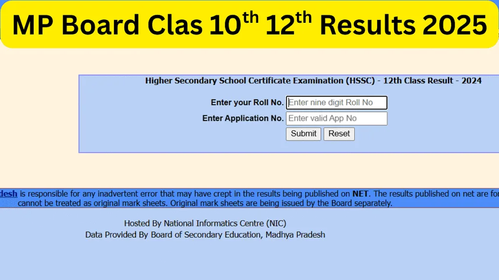 MP Board 10th, 12th Result 2025 घोषित!  🥳  जानिए कौन टॉप किया!