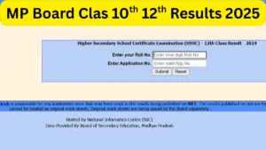 MP Board Class 10th, 12th Result 2025 Declared
