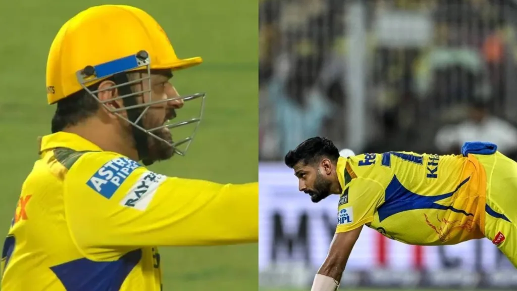 Dhoni Khaleel पे गुस्सा, बोले -  'उधर किसको फिल्डिंग करतें देखा है कभी?'