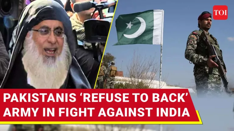 Pak Cleric’s ‘Who Will Fight War With India?’ Query Gets Zero Support | Snub Caught On Camera - Times of India