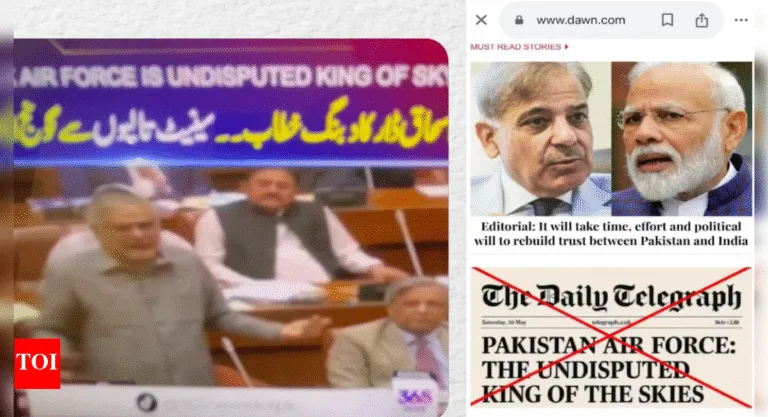 Pakistan Deputy PM Embarassed By Fact-Check on Fake PAF News