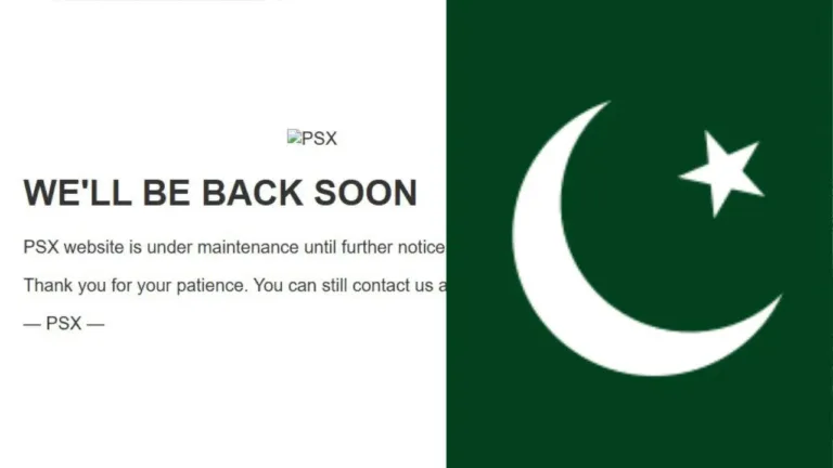 Pakistan Stock Market Website 'Will Be Back Soon' Amid Rising Tensions