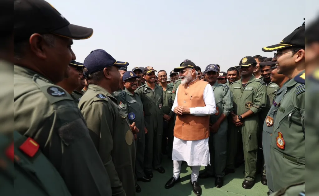 PM Modi Visits Soldiers at Adampur Airbase Amidst Post-Ceasefire Calm