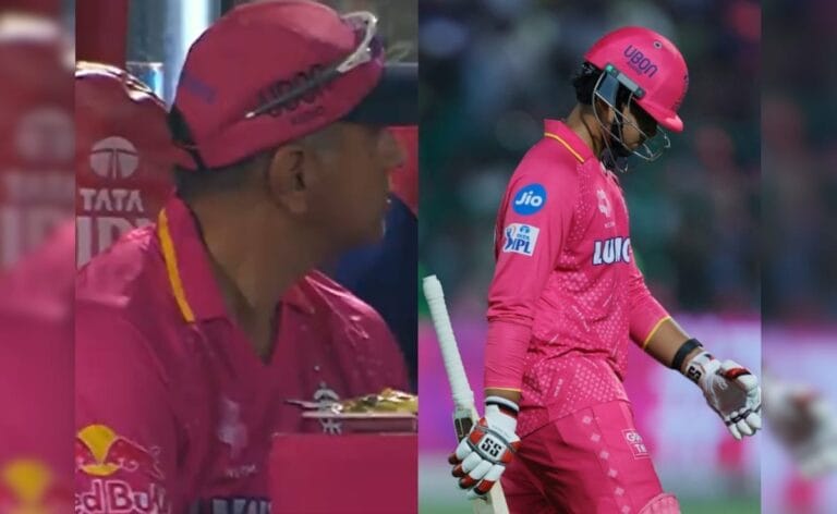 Rahul Dravid Stunned as Vaibhav Suryavanshi Gets Out for 0