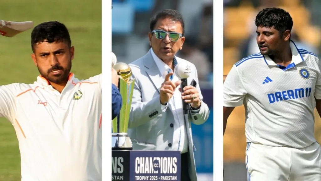 Sunil Gavaskar's Message to Sarfaraz Khan: Learn from Karun Nair's Journey