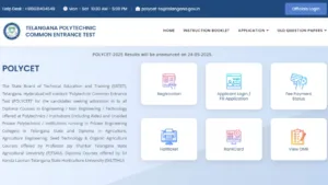 TS POLYCET 2025 Results Out: Check Your Scores and Rank Cards Now!