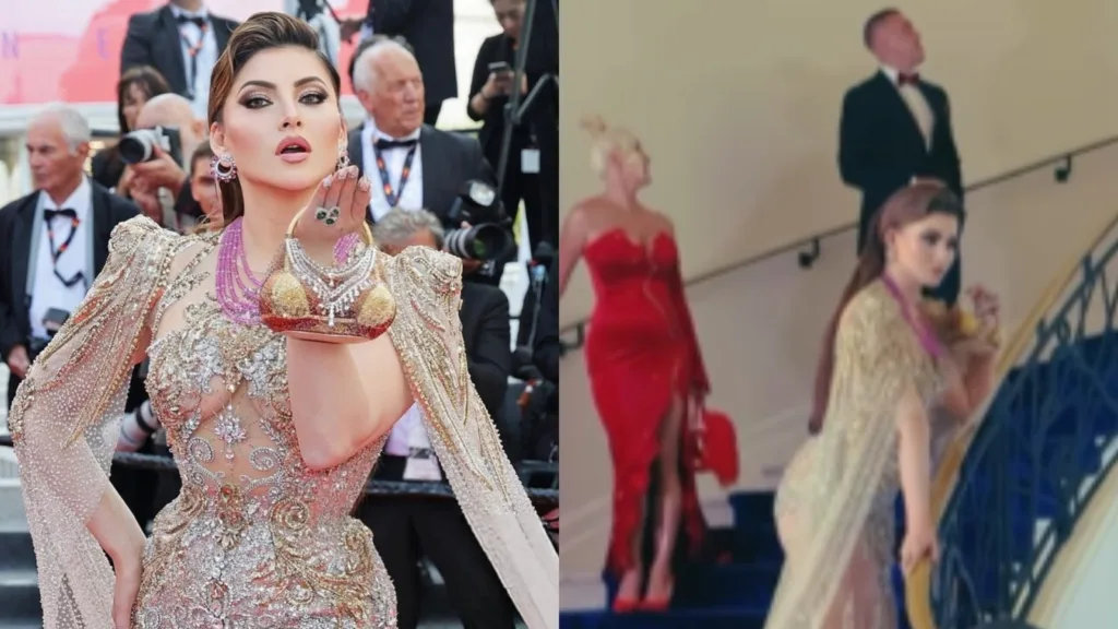 Urvashi Rautela Owns the Cannes Stairs, Sparks Debate Online
